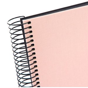 Goldbuch Spiralalbum Bella Vista rosé 24x17 cm 40 schwarze Seiten