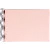 Goldbuch Spiralalbum Bella Vista rosé 24x17 cm 40 schwarze Seiten