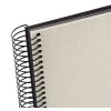 Goldbuch Spiralalbum Bella Vista sandgrau 24x17 cm 40 schwarze Seiten