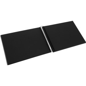 Goldbuch Spiralalbum Bella Vista grau 24x17cm 40 schwarze Seiten