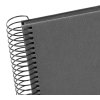 Goldbuch Spiralalbum Bella Vista grau 24x17cm 40 schwarze Seiten