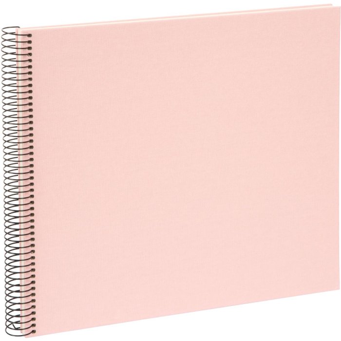 Goldbuch Spiralalbum Bella Vista rosé 34x30 cm 40 weiße Seiten