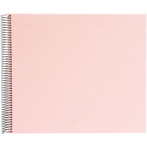 Goldbuch Spiralalbum Bella Vista rosé 34x30 cm 40 weiße Seiten