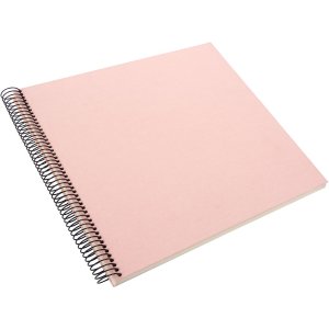 Goldbuch Spiralalbum Bella Vista rosé 34x30 cm 40 weiße Seiten