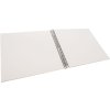 Goldbuch Spiralalbum Bella Vista Sandgrau Leineneinband 40 weiße Seiten 34x30 cm