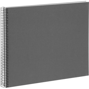 Goldbuch Spiralalbum Bella Vista grau 34x30 cm 40...