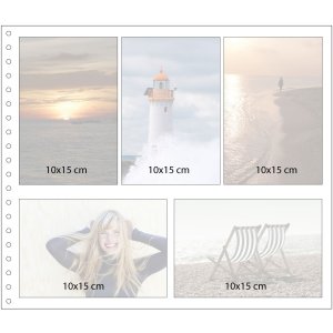 Goldbuch Spiralalbum Bella Vista grau 34x30 cm 40 weiße Seiten