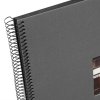 Goldbuch Spiralalbum Bella Vista grau 34x30 cm 40 schwarze Seiten