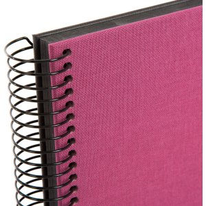Goldbuch Spiralalbum Bella Vista fuchsia 34x30 cm 40 schwarze Seiten
