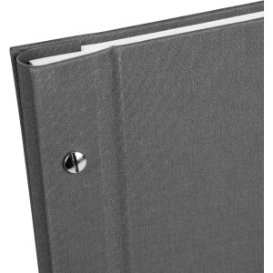 Альбом Goldbuch с винтовой крышкой Bella Vista серый 30x25 см 40 белых страниц
