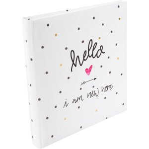 Фотоальбом Goldbuch hello i am new here 30x31 см 60 белых...