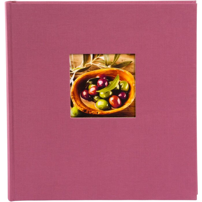 Goldbuch Jumbo Fotoalbum Bella Vista fuchsia 30x31 cm 100 weiße Seiten Leinen