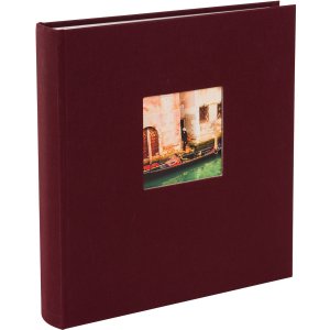 Goldbuch Fotoalbum Bella Vista Bordeaux Leinen 30x31 cm 100 Seiten Pergamin