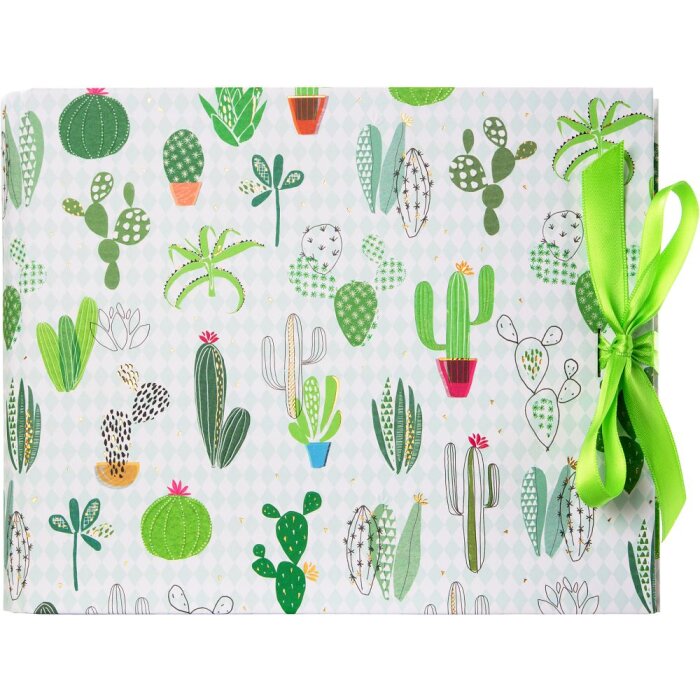 Goldbuch Fotobuch Cactus Collection Silberprägung 50 Seiten 24,5x19,5 cm