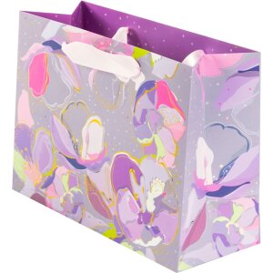 Подарочная сумка Opium Grey-White 18 x 10 см