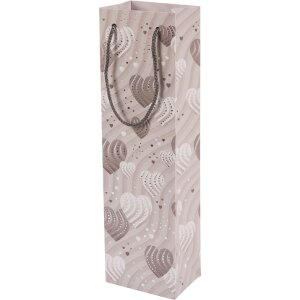 Флеш-сумка Goldbuch Silver Hearts 36 x 10,5 см, серебро