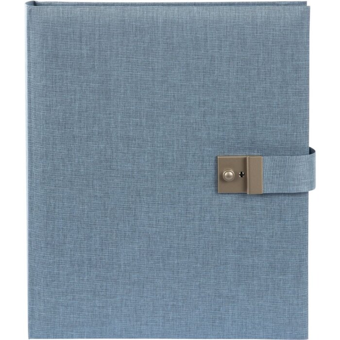Goldbuch Dokumentenmappe Summertime blau grau 27 5x34cm mit Clip 5 Taschen