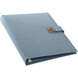 Goldbuch Dokumentenmappe Summertime blau grau 27 5x34cm mit Clip 5 Taschen