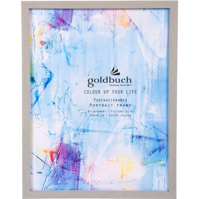 Goldbuch Bilderrahmen Colour up your life 30x40 cm hellgrau
