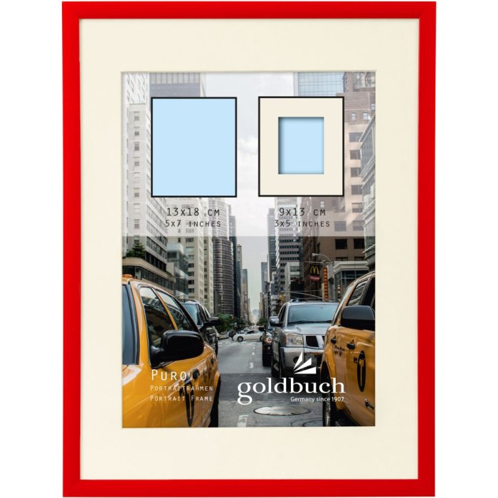 Goldbuch Kunststoffrahmen Puro 13x18 cm rot