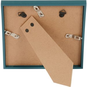 Goldbuch Kunststoffrahmen Puro petrol 15x15 cm mit Passepartout 10x10 cm