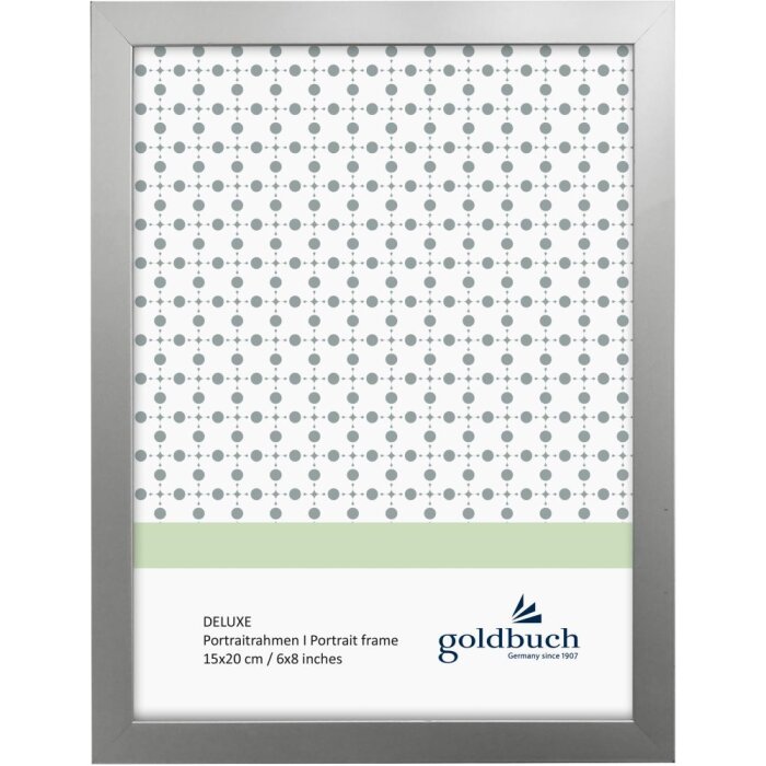 Фоторамка Deluxe 15x20 см серебристая