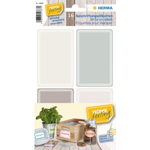 Этикетки Herma HOME 52x82 мм, серо-коричневые, снимаемые