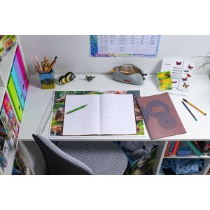 Защитный чехол Herma для папок А4 прозрачный/коричневый