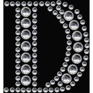 Наклейка Herma FASHIONLine с кристаллами, буква D,...