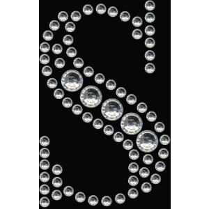 Стикер Herma FASHIONLine Crystal "S" —...