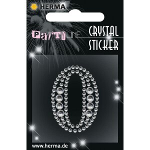 Стикер Herma FASHIONLine Crystal "0" —...