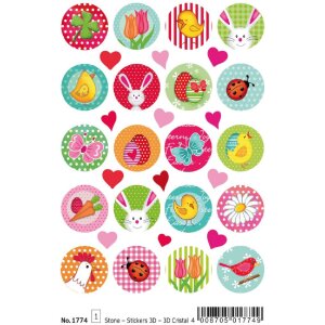 Наклейки Herma MAGIC «Счастливая Пасха» с эффектом камня