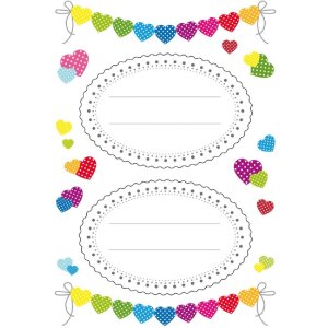 Наклейки Herma DECOR для подарков, 45 шт., белые