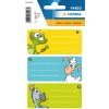 Наклейки Herma VARIO с животными, 76×35 мм, белые, 3 листа