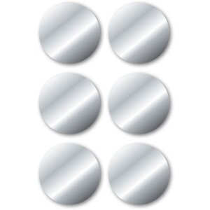 Серебряные декоративные наклейки Herma DECOR Ø 32...