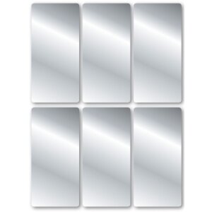 Самоклеящиеся сильверные этикетки Herma DECOR 26×54 мм