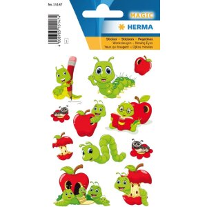 Стикер Herma MAGIC Фриц-червячок с вибрирующими глазками