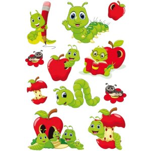 Стикер Herma MAGIC Фриц-червячок с вибрирующими глазками