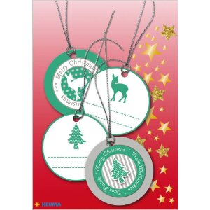 3D-подвески Herma MAGIC для подарков, 5 см, зеленый с...