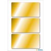 Золотые самоклеящиеся этикетки Herma DECOR 34x67 мм, 9 шт.