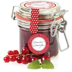 Самоклеящиеся наклейки Herma HOME "New Look Red" Ø 55 мм, 6 шт.