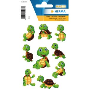 Магические наклейки Herma Little Turtle с вибрирующими...