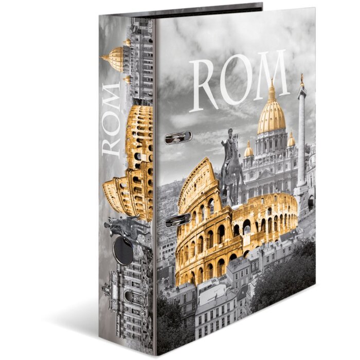 Herma Motivordner A4 Rom Design 285x315 mm für Dokumente Zuhause Büro Schule