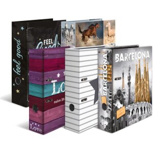 Herma Motiv-Ordner A4 Barcelona, Farbe: Barcelona, Größe: A4