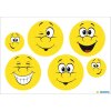 Наклейки-отражатели Herma «Смайлик», черные, 50x50 мм