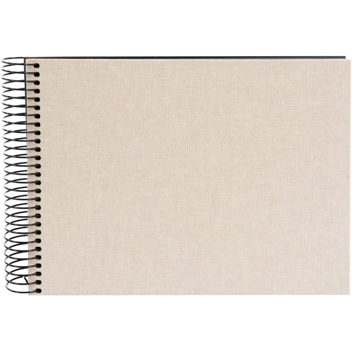 Goldbuch Spiralalbum Summertime beige 24x17 cm 40 schwarze Seiten