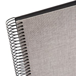 Goldbuch Spiralalbum Summertime grau 24x17 cm 40 schwarze Seiten