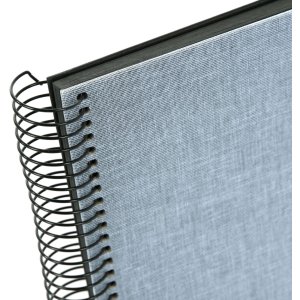 Goldbuch Spiralalbum Summertime blaugrau 24x17 cm Leineneinband 40 Seiten