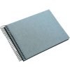 Goldbuch Spiralalbum Summertime blaugrau 24x17 cm Leineneinband 40 Seiten