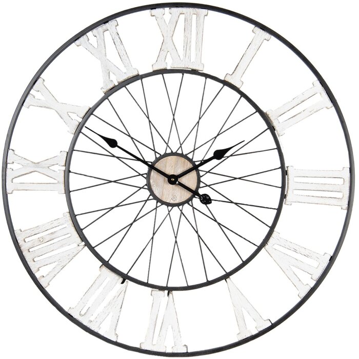 Часы Ø 80x4 см - 1xAA белый - 5KL0136
